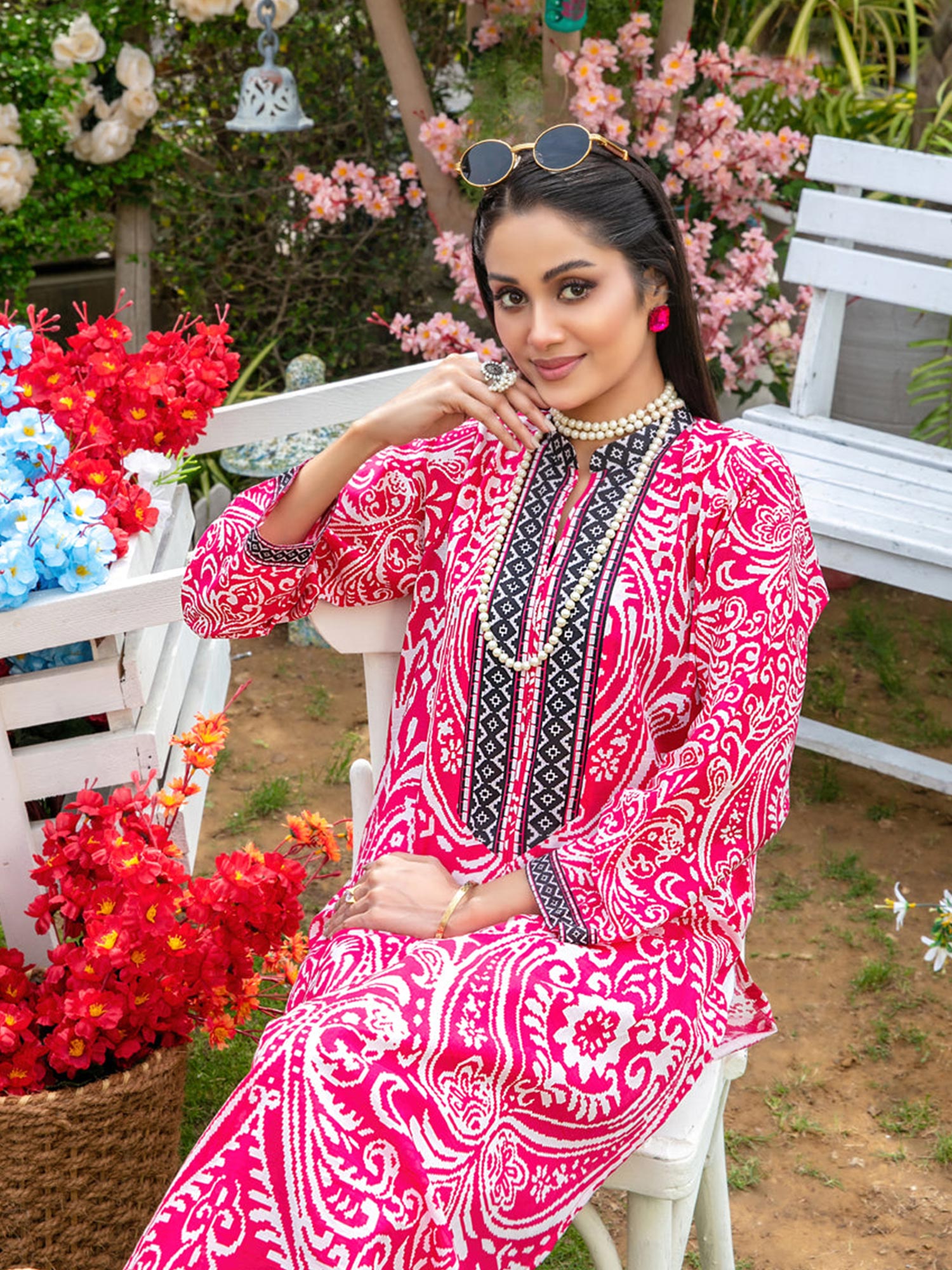 Tawakkal "Asmira" Printed Lawn Shirt (D1590)