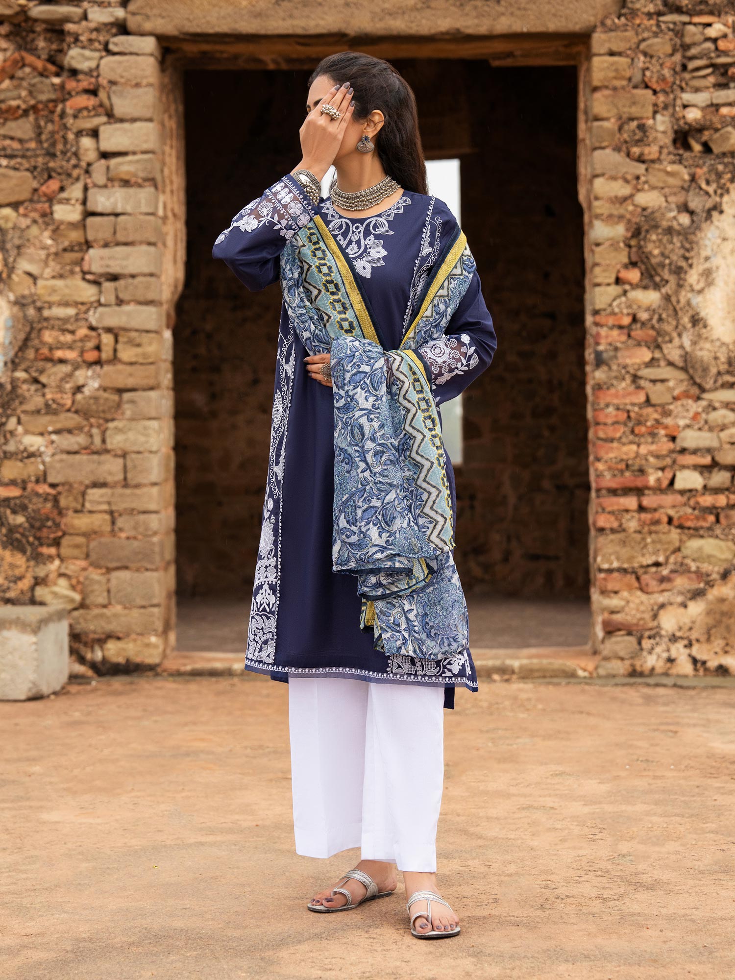 Casual Lite "Sky Stories" Summer Festive Suit - Starlight Navy