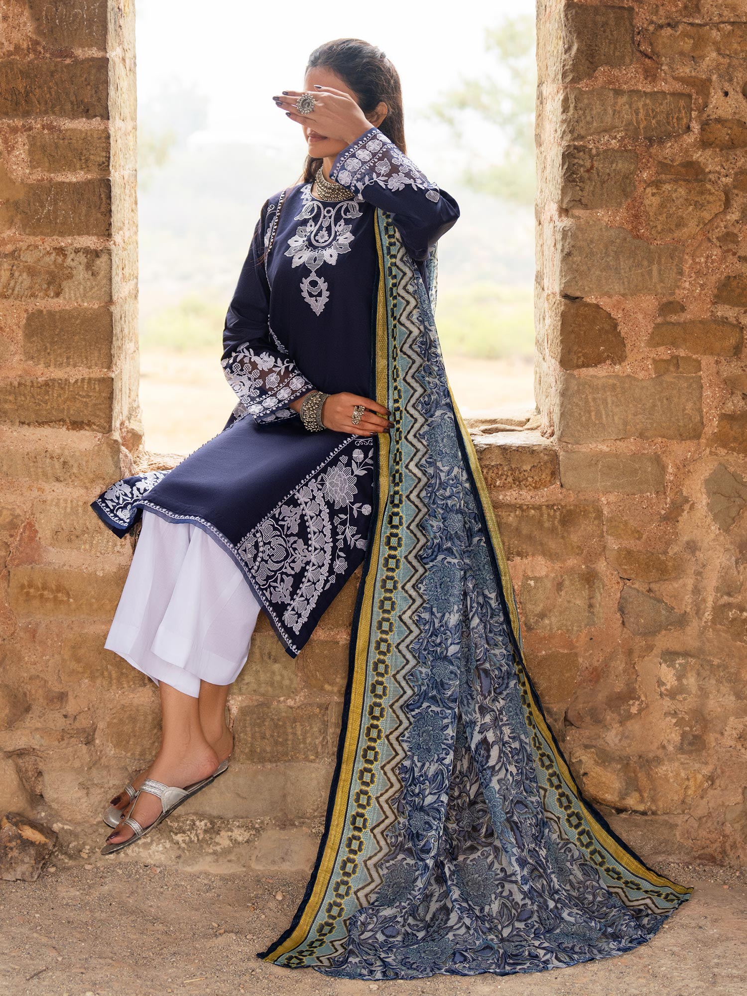 Casual Lite "Sky Stories" Summer Festive Suit - Starlight Navy