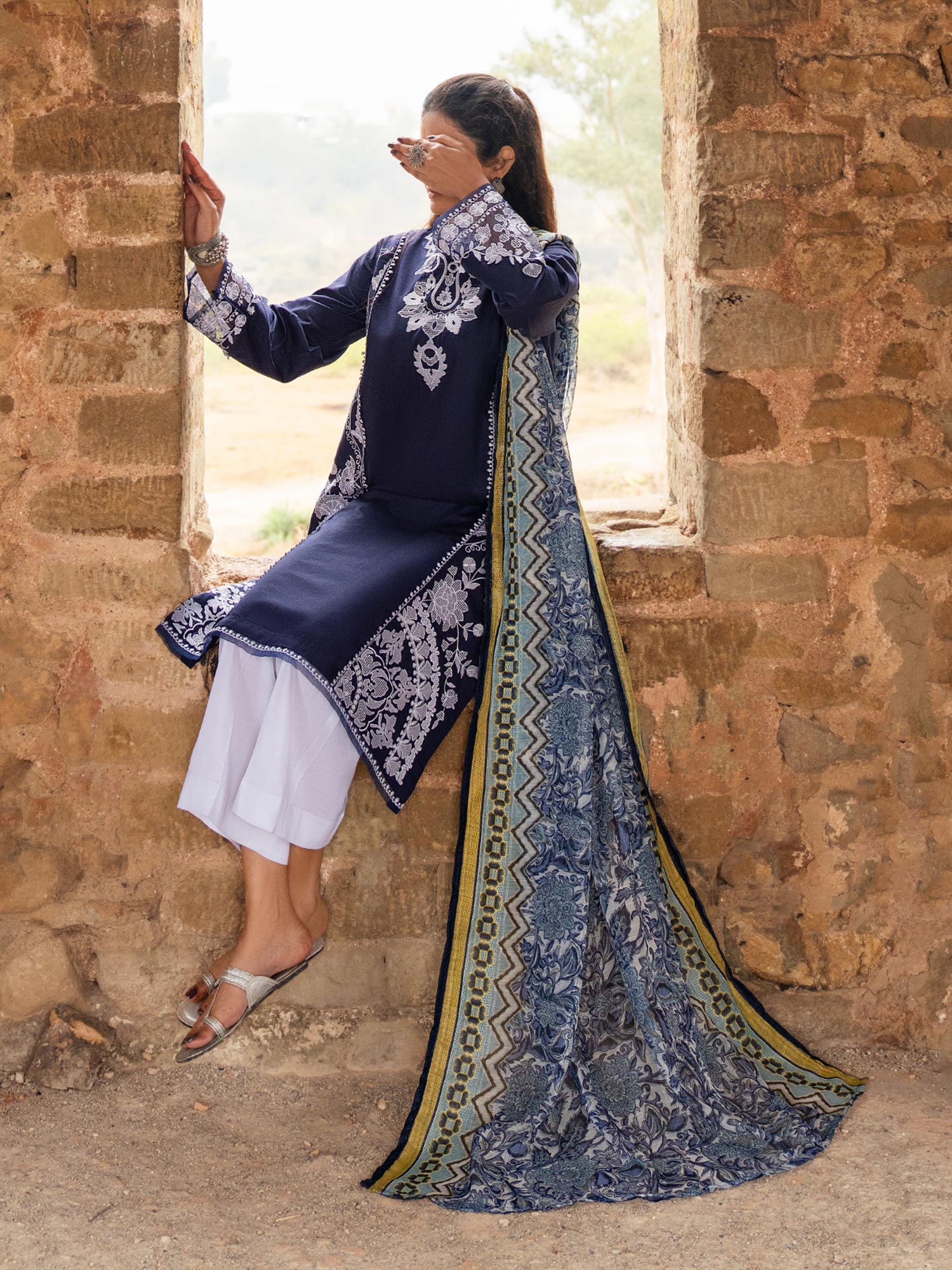 Casual Lite "Sky Stories" Summer Festive Suit - Starlight Navy