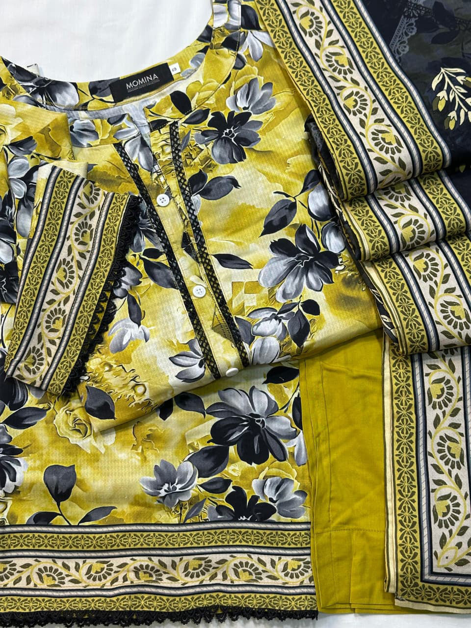 Yellow Winter Slub Linen Casual 3-Piece Suit