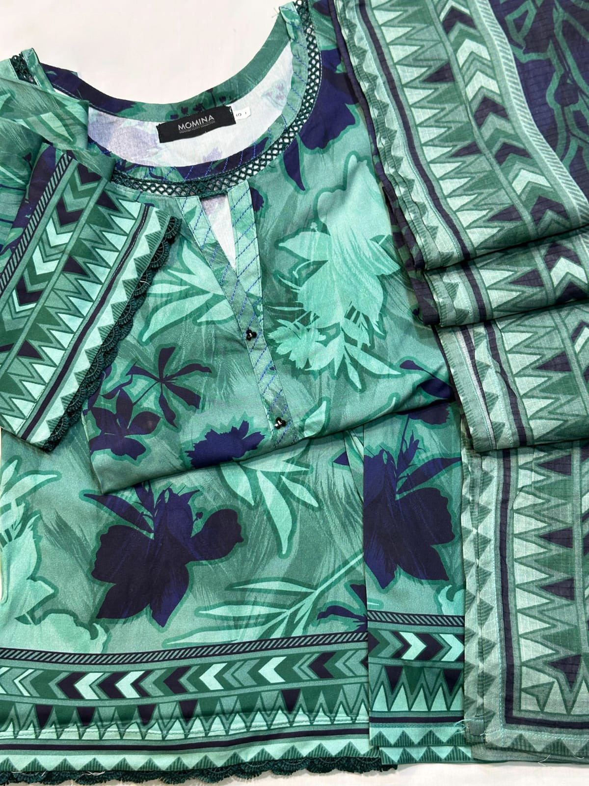 Green Winter Slub Linen Casual 3-Piece Suit