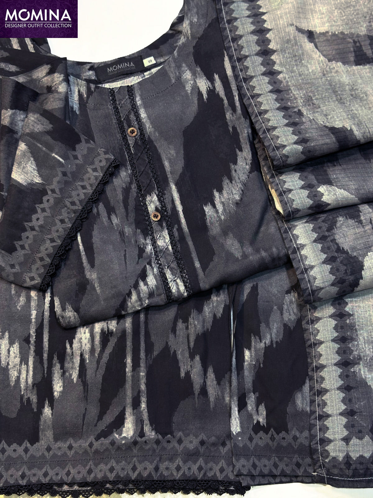 Charcoal Winter Slub Linen Casual 3-Piece Suit