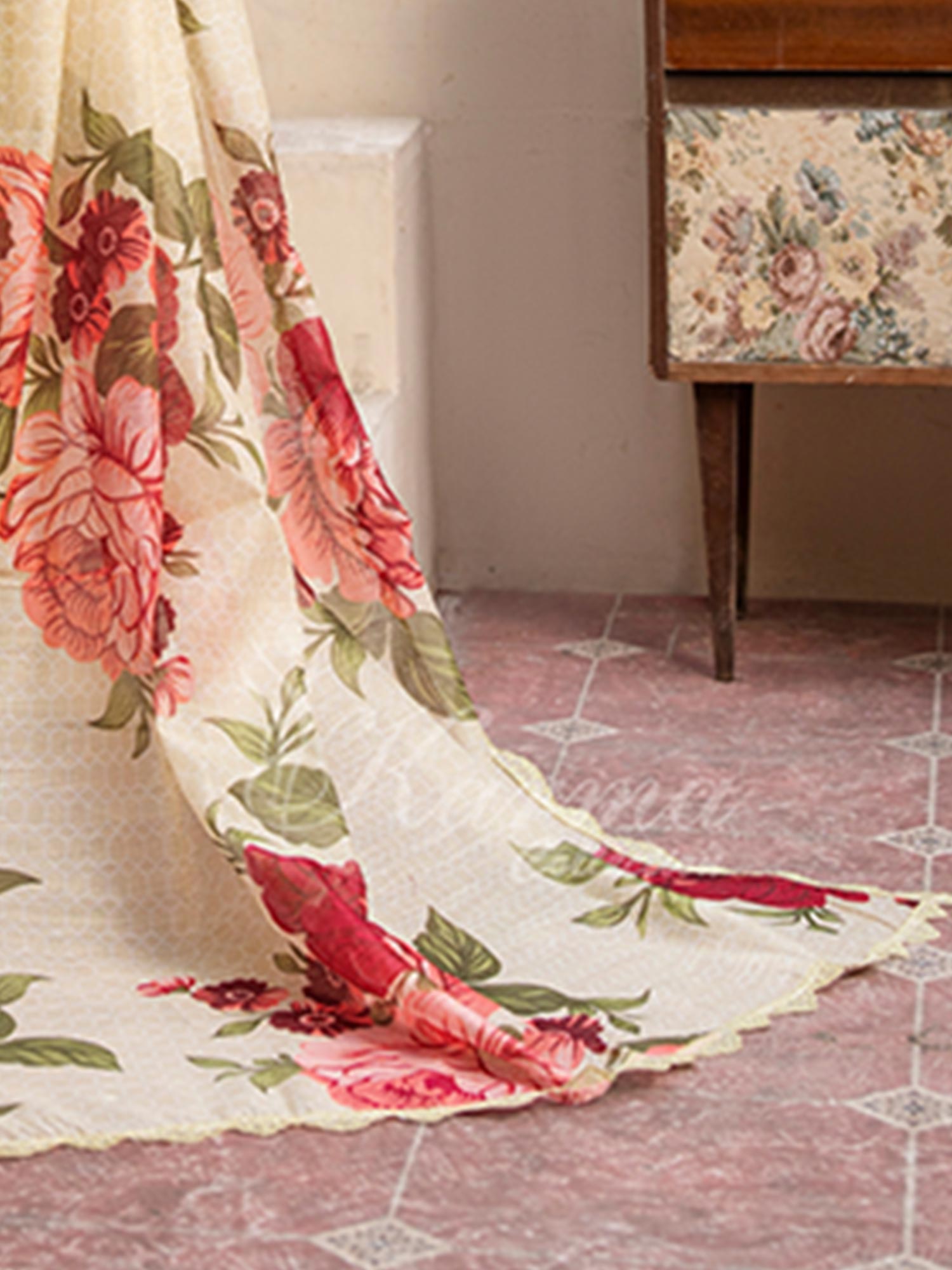 Karma Collection "Kayseria" Sandy Green Embroidered Suit (KC1418)