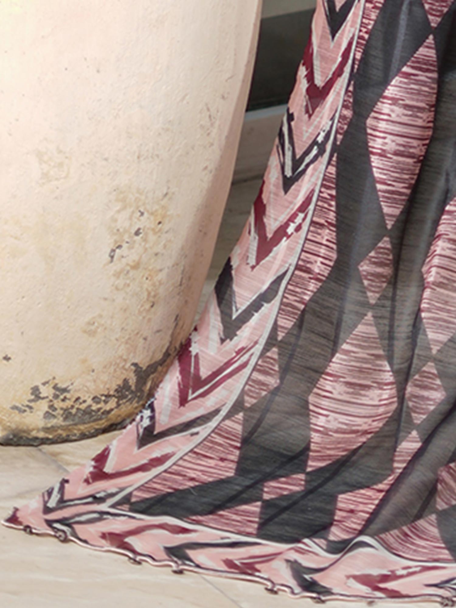 Munira Embroidered Lux Cotton Suit (MSL-05) - Black