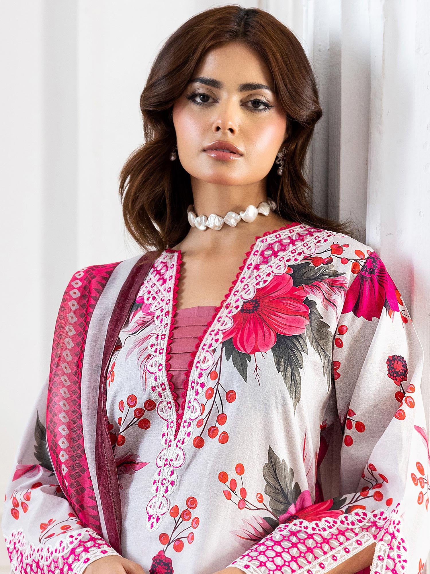 Raniya.H "Khushboo-e-Bahaar" Farshi Lawn Edit - Zehra