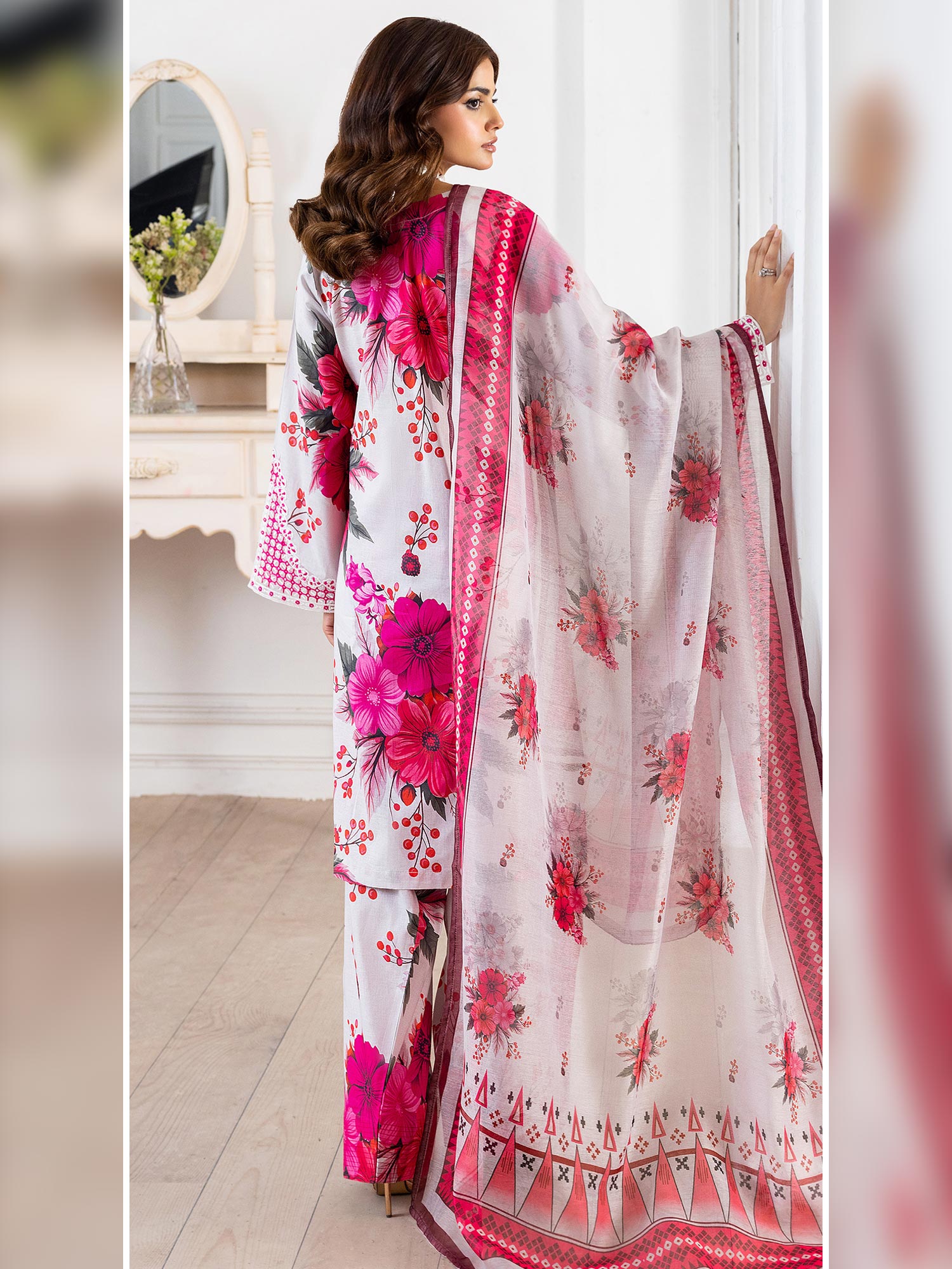 Raniya.H "Khushboo-e-Bahaar" Farshi Lawn Edit - Zehra