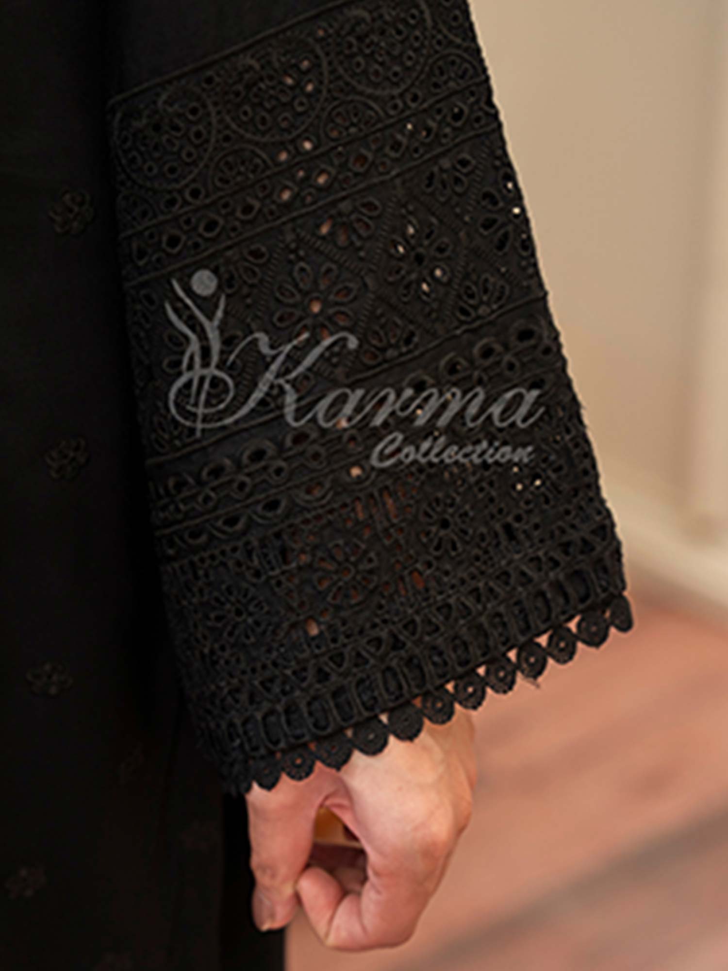 Karma Collection "Aangan" Winter Embroidered Suit (KC1397)