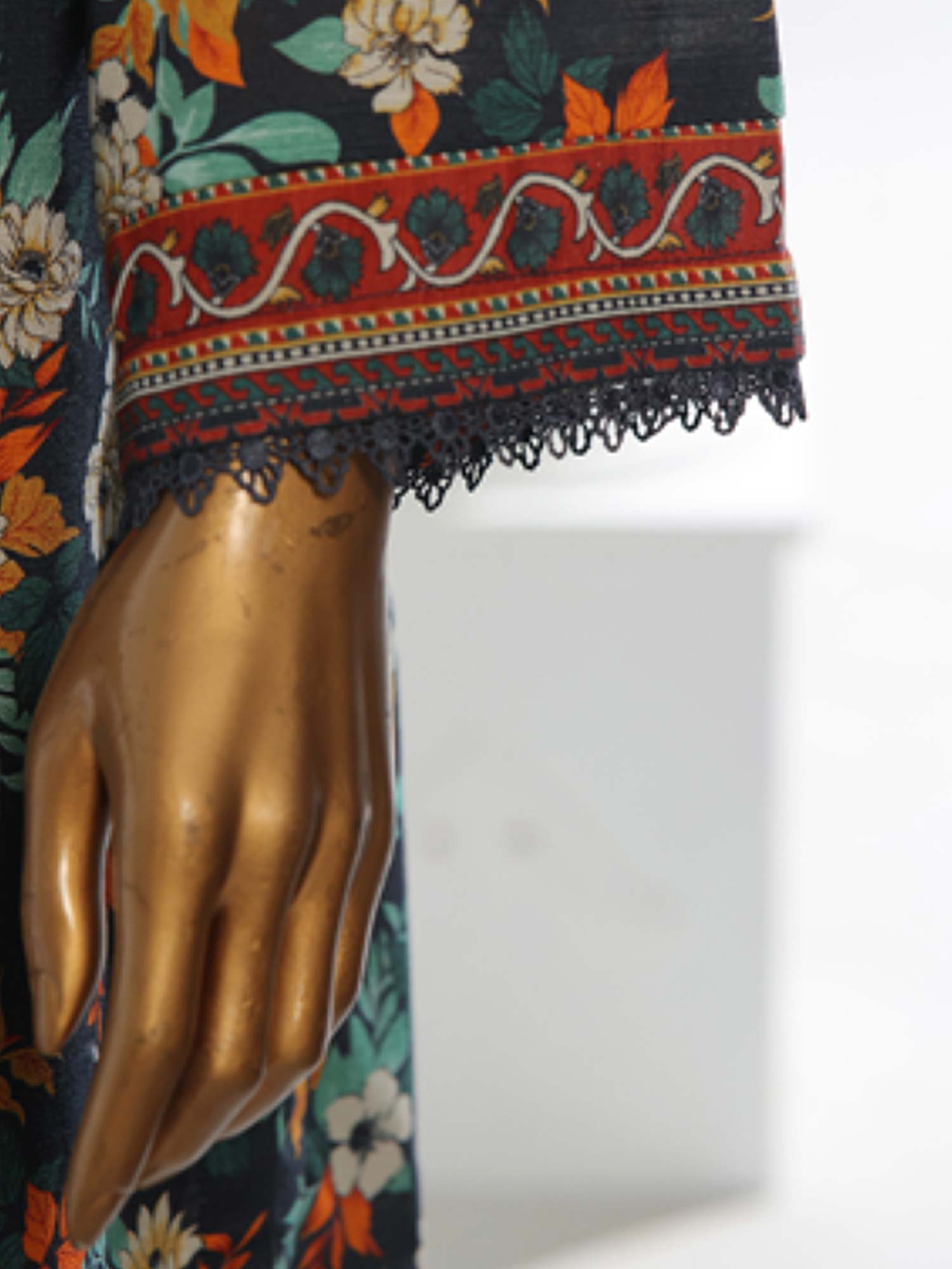 Bin Saeed Winter Khaddar 3-Piece Suit - Teal